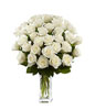 36 breathtaking Long Stem White Roses 