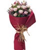 12 Pink Rose, Limonium & Bupleurum 