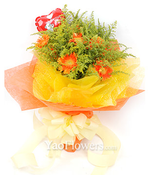 11 yellow daisies