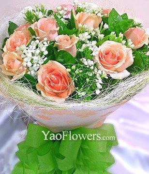 11 Pink roses