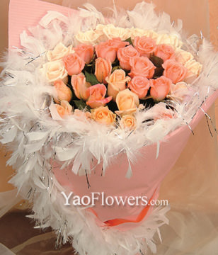 28 Pink roses