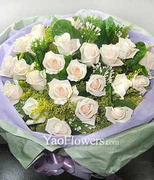 22 White roses