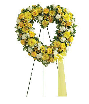 Yellow and white flowers such as roses, cremones, carnations and more