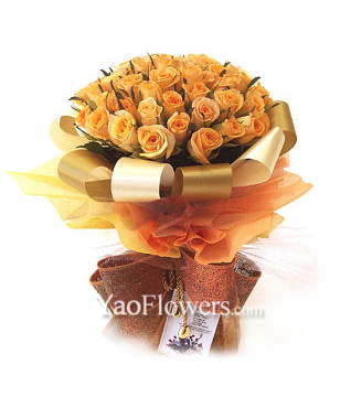 66 yellow roses