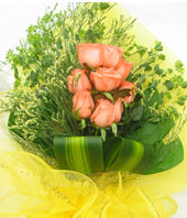 9 pink roses