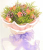 9 pink roses