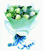 11 white roses
