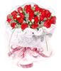 33 red roses
