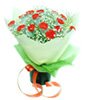16 red carnations