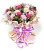 6 pink carnations,6 purple carnations,6 Lace Carnation