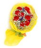 9 red carnations