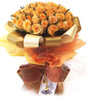 66 yellow roses