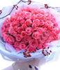 66 pink roses with top level