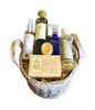 Christmas spa hamper with shampoo, butter cream, soap, lip balm, healing massage and more