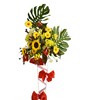 Sweet Anthurium, Daisies, Chrysanthemum and Monster-Leaves
