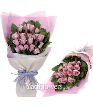 18 Purple Rose, Pink Veronica, Salal, Beargrass