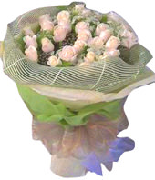 18 Pink Roses