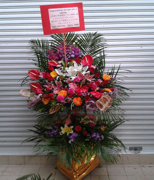Two-Tier Hongkong Grand Opening Basket