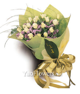 22 White roses