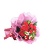 Bouquet of 12 Red Carnations