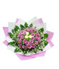 3 White Roses + 33 Purple Roses 