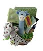 little bassinet with Plush Giraffe and more