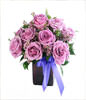 12 lavender roses