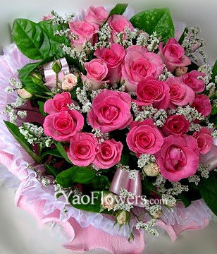 20 Peach roses