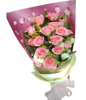 15 Pink roses