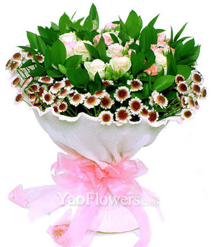 12 champagne roses