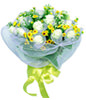 18 white roses