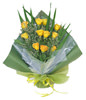11 yellow roses