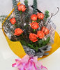 9 pink roses