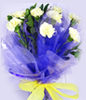 12 yellow carnations