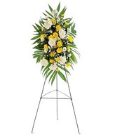 Funeral standing flowers