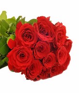 Bouquet of a Dozen Red Roses