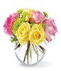 Assorted Roses in a Vase